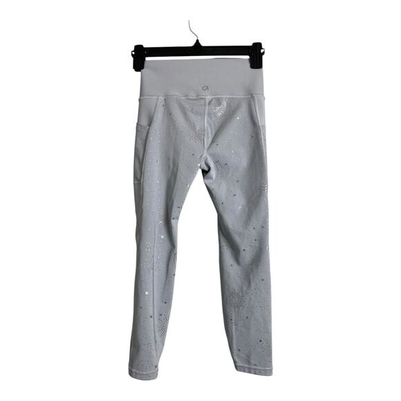 Gap Gapfit Sculpt Revolution XS Womens Athletic Pants Galaxy Print Gray Gym - Picture 4 of 5